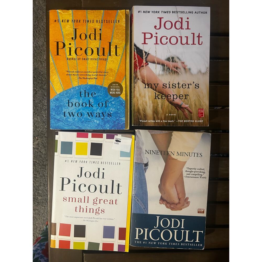 Bundle of 4 Jodi Picoult Books Novel Paperback Club Read BookClub